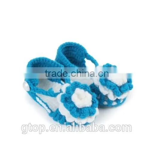 Wholesale Baby Handmade Crochet Shoes Supplier for 1-10 months old S-0027