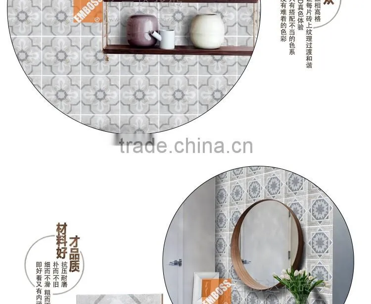 20*20cm factory direct sale ceramic rustic tile kitchen floor tile