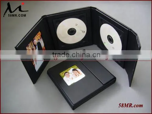 Supreme Deluxe Classic Wedding Leather CD DVD Folio