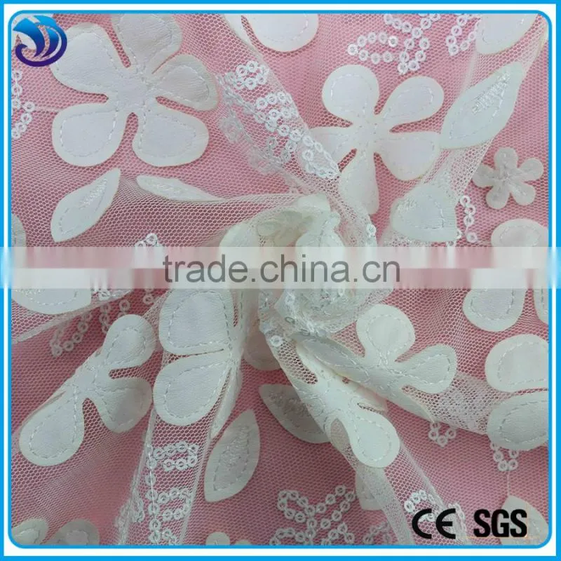 sequin net embroiery fabric hand embroidery designs for dress embroidery design