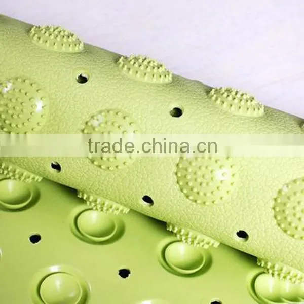 stones bath mat with sucker safety Wholesale pvc pebble oval bath mat