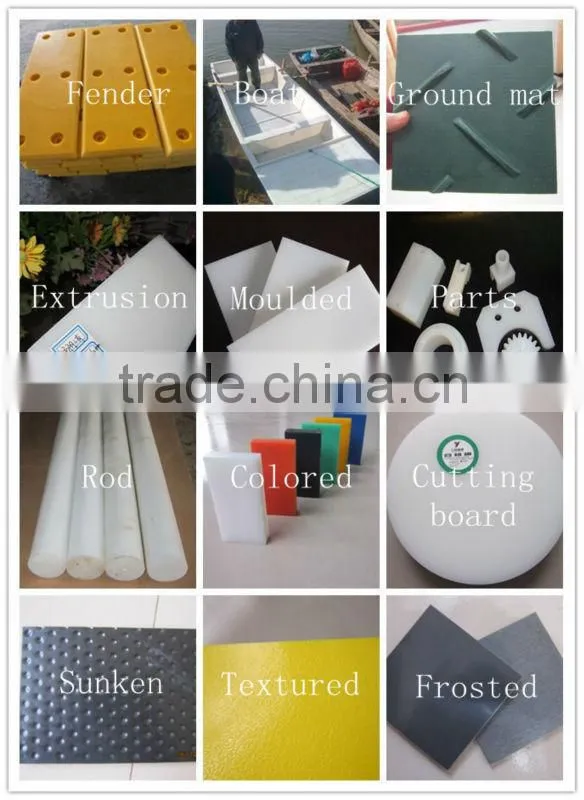 Plastic products 20mm hdpe plate