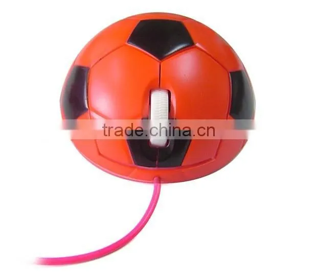 football shaped computer usb wired mouse pc mouse