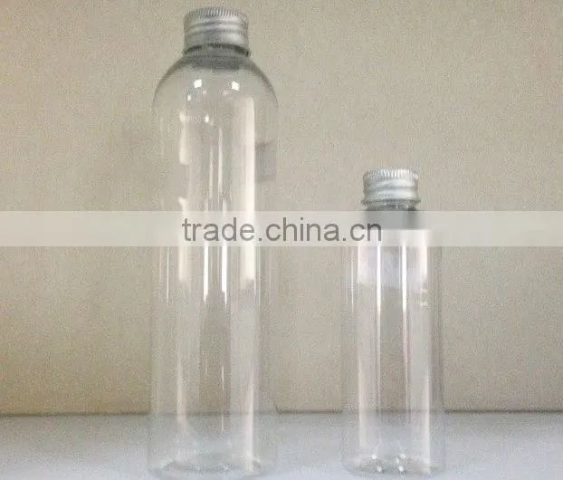 clear pet plastic bottles with cap