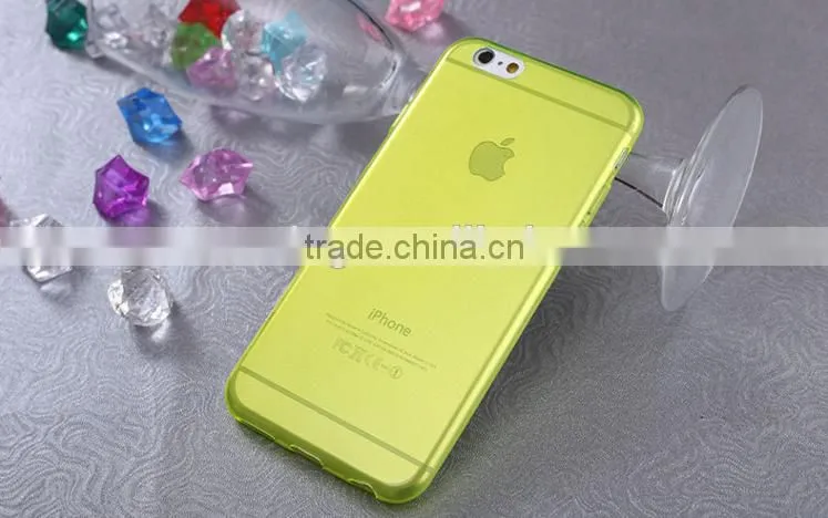 Transparent wholesale soft tpu case for iphone 6