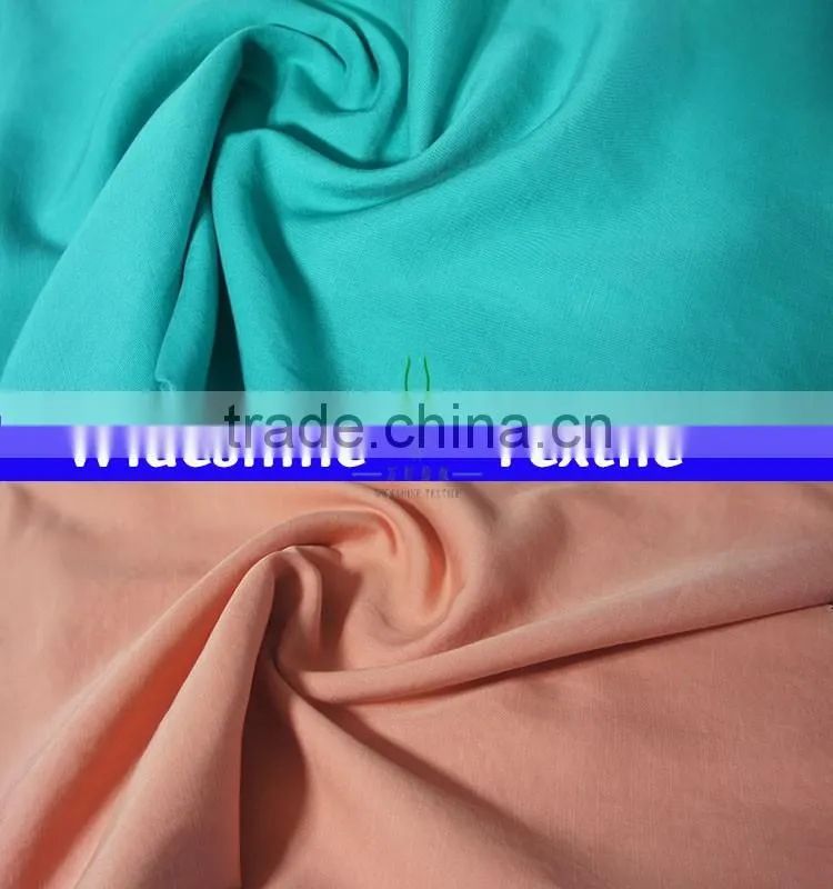 tencel cotton twill slub woven fabric denim raw cloth panting trousers material