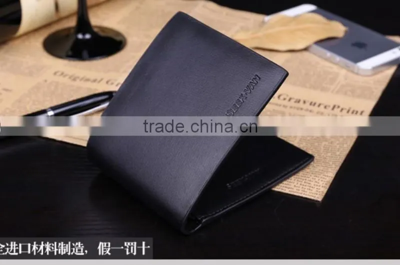 fashional genuine leather wallet/leather passport holder/genuine leather wallet with multifunctional pocket