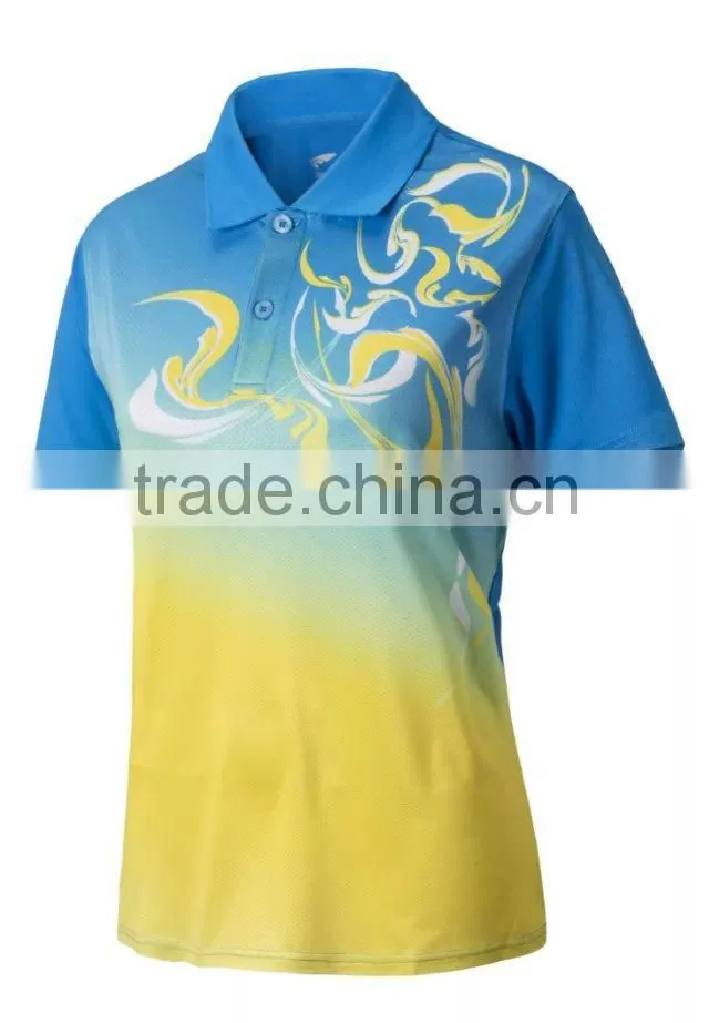 Wholesale Thailand quality grade original sublimation badminton jersey