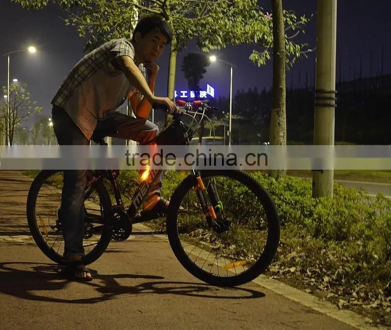 Led flare safety colorful flashing light flexible stick for bike