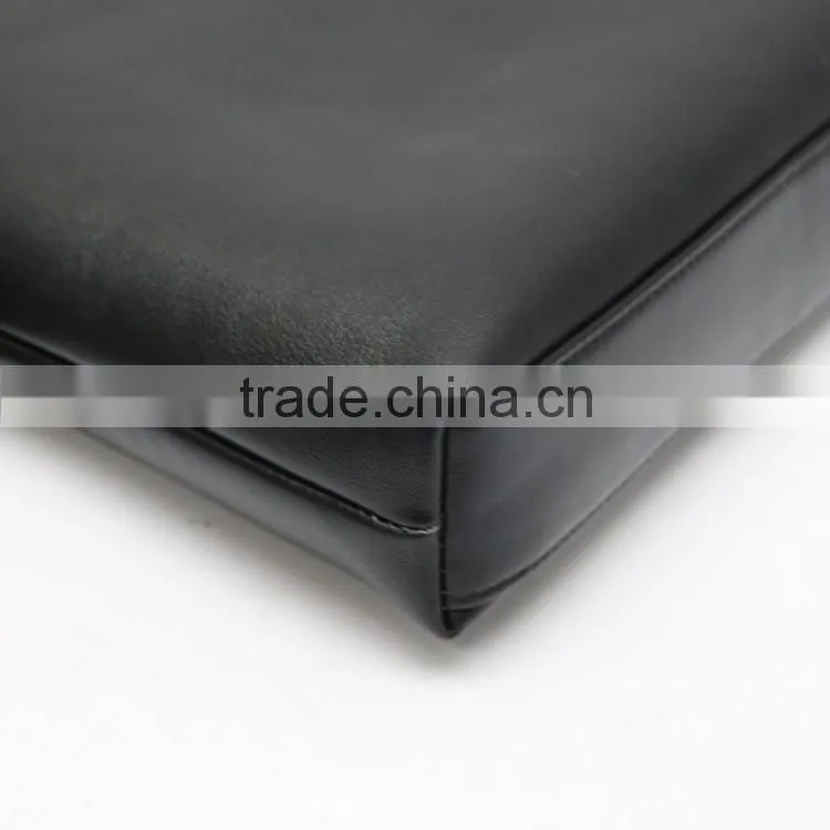 Newest shoulder bag black genuine leather bag briefcase for men