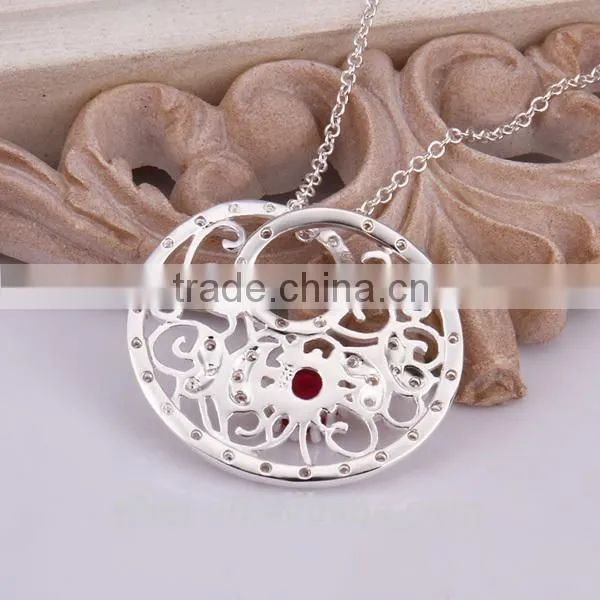 2015 Hot sale islamic jewelry 925 sterling silver allah pendant necklace