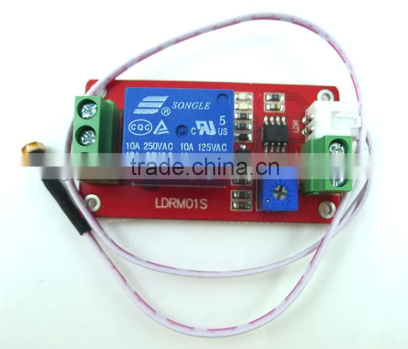 New! with relay module light detection sensor 12V Led light control photoresistor
