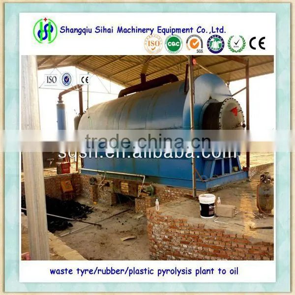 HEN NAN CHINA tyre recycling to fuel oil machine