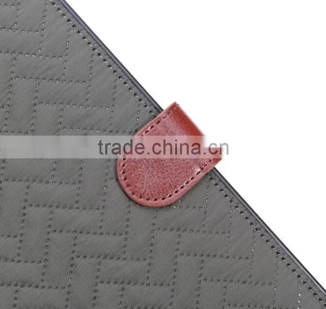 Fashion Luxury Grid Soft Leather Case For iPad Air 2