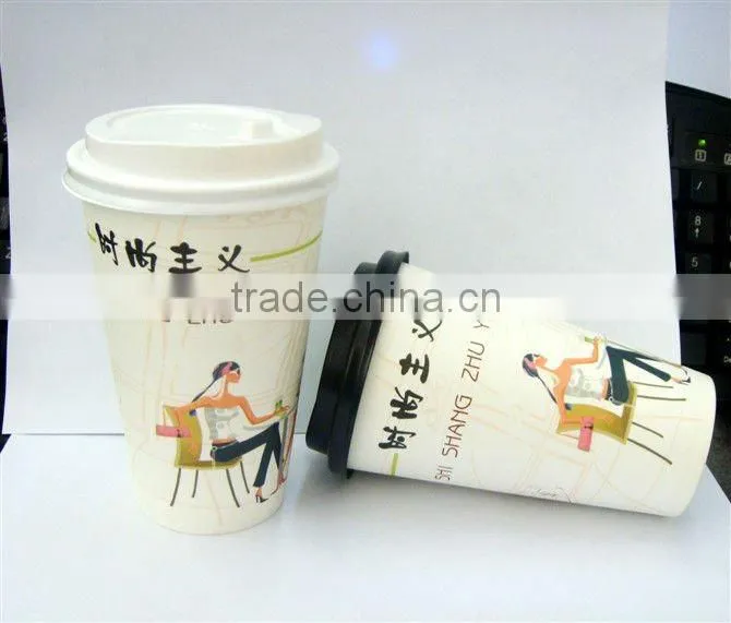16 oz disposable takeaway double wall espresso cup