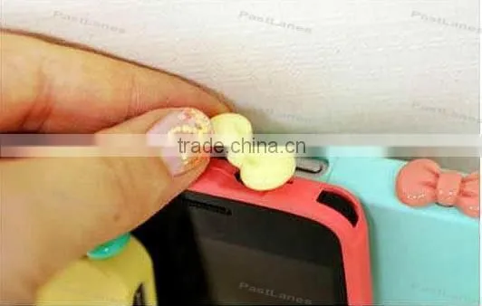 High quality dust-proof plug/anti-dust ear cap for phone