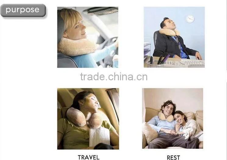 Customized U Shape Air Inflatable Neck Pillow