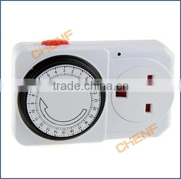 Hot Sell 13A UK type 24 hours Mechanical Timer Socket