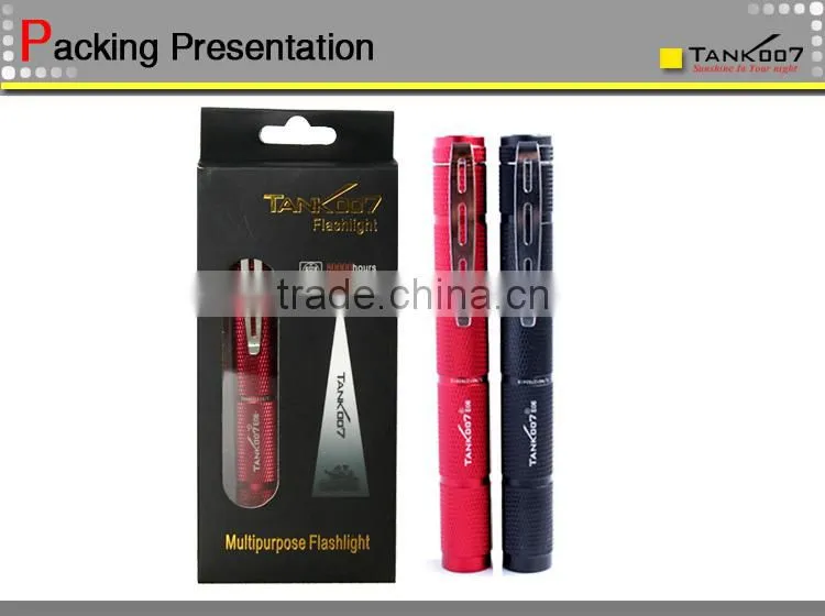 TANK007 led uv penlight Forensics UV pen torch medical blacklight 365nm 1W mini pencil flashlight