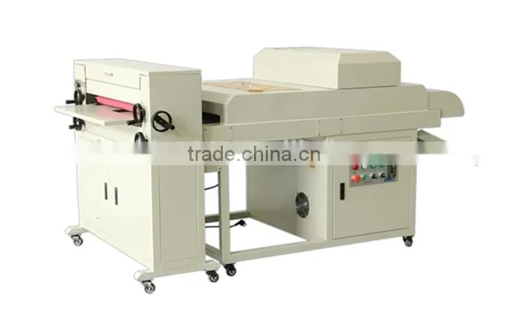 China factory Double100 Multi roller UV coating machine
