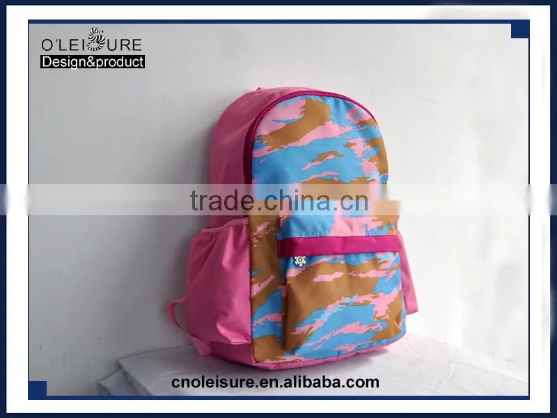 2015 new products backpack childrens fabric bags school backpack
