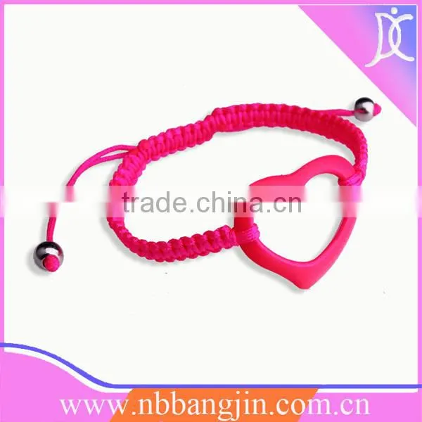 Fashion Weave Heart bracelet,2013 sting bracelet