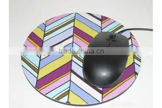lovely round shape hot-selling anti-slip mouse pad, mouse mat