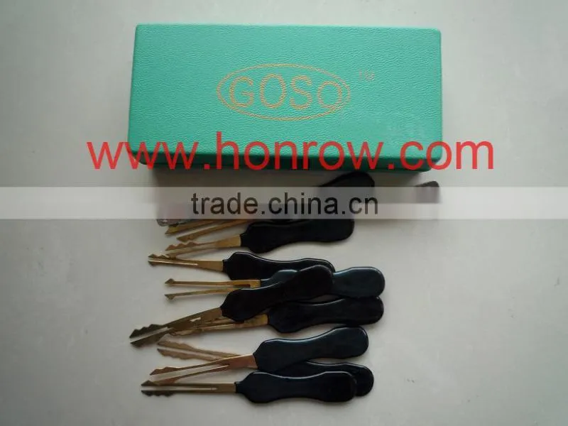 Goso 10 pin Scissors car door pick set tooling cars opening tools