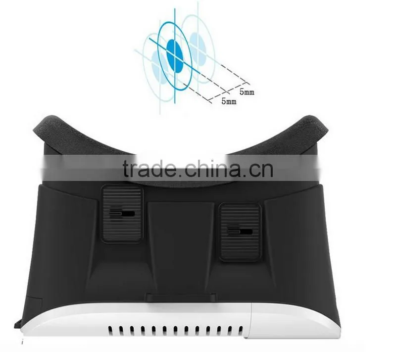 Most popular VR BOX Virtual Reality 3D glasses with headstrap,custom branded