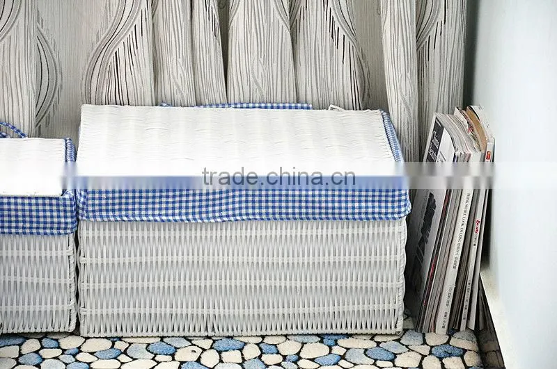 8 hand woven straw - pastoral style - - dirty clothes basket - Storage Basket - Storage Basket - - woven basket basket