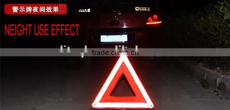 Traffic emergency triangle Warning triangle