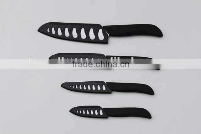 Best tool for cutting ceramic kitchen knives, zirconia ceramic cutlery ,ceramic knife 4pcs set in gift box packing