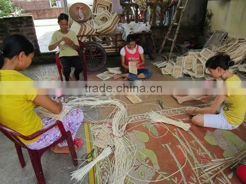 set4 crazy weaving rattan laudry basket with iron frame, nice design cheap price