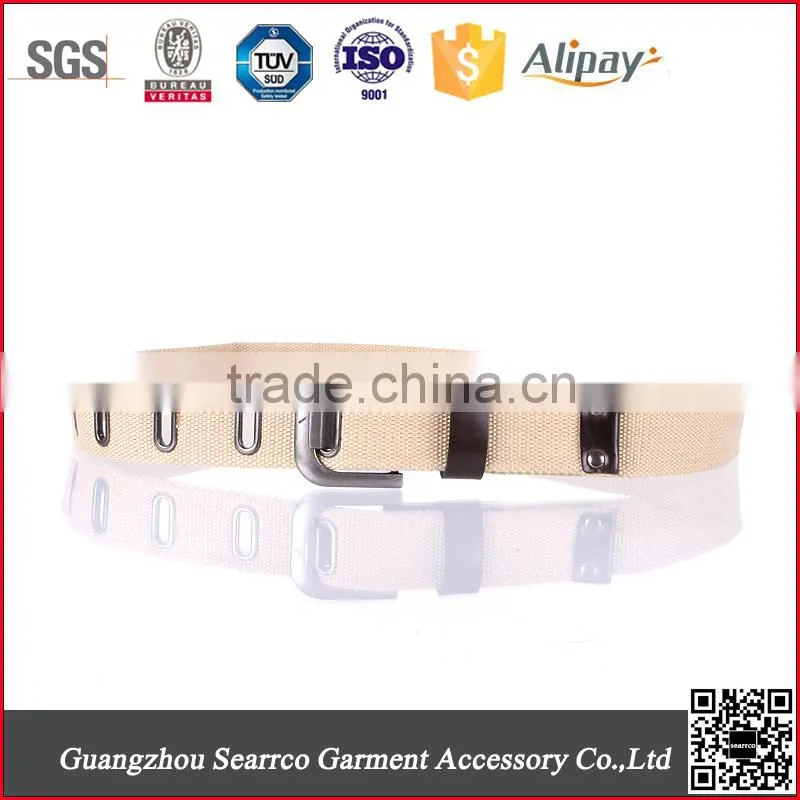 Print cotton webbing belt