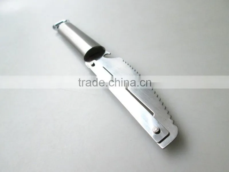 2016 New Simple and convenient easy controlling Stainless Steel handle Fish Scale Scraper Remover