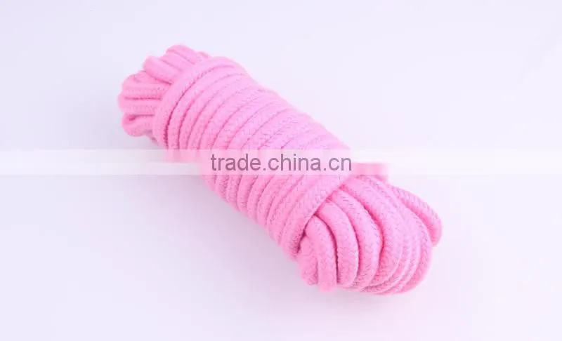 Soft Sexy Restraint Rope for Couple Fun Sex Toy Rope. cotton braided rope