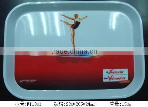 Melamine nice quality cheap plastic serving tray