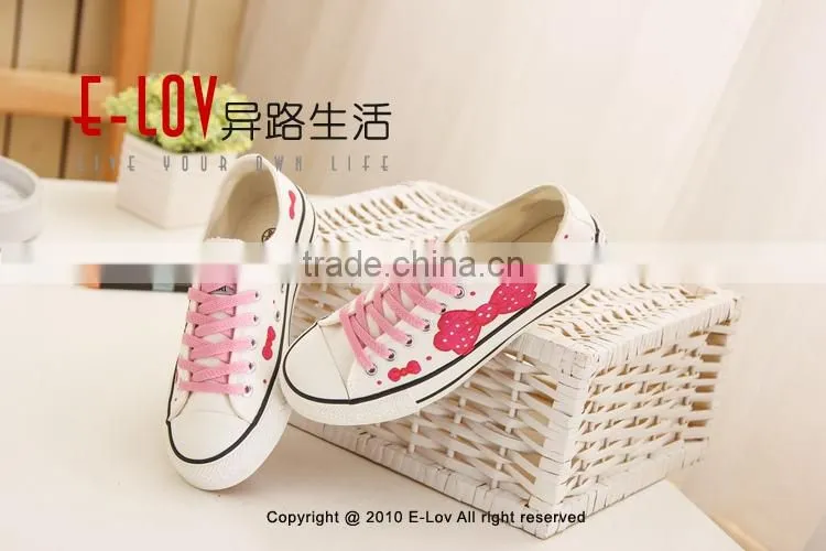 NO.D090Hot sales high quality china fashion women's hot canvas shoes