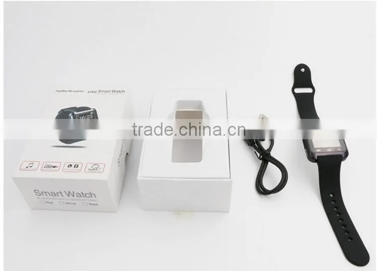 2016 new arrived intelligent Bluetooth smart watch phone U80