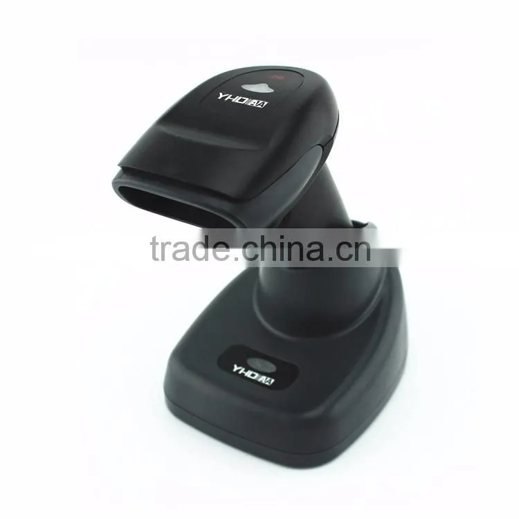 Hot sale barcode reader 2d CCD wireless barcode scanner with memory 433 MHZ frequency bar code scanner