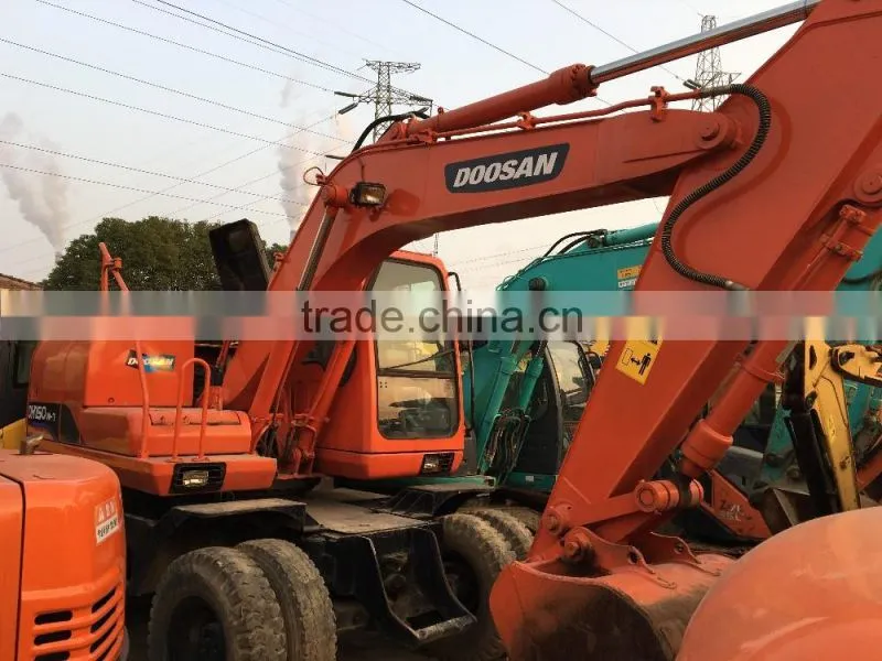 Best condition DH150W-7 doosan excavator price, also DH130,DH140,DH220,DH225,DH300 avaliable