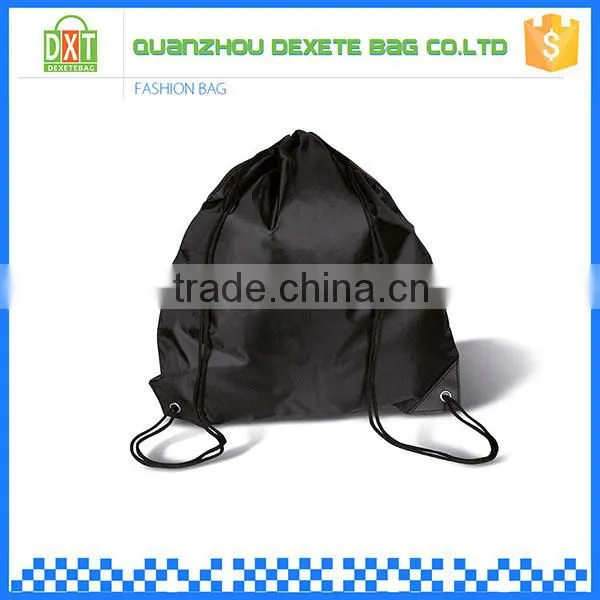 Custom big capacity polyester colorful cute drawstring backpack bag