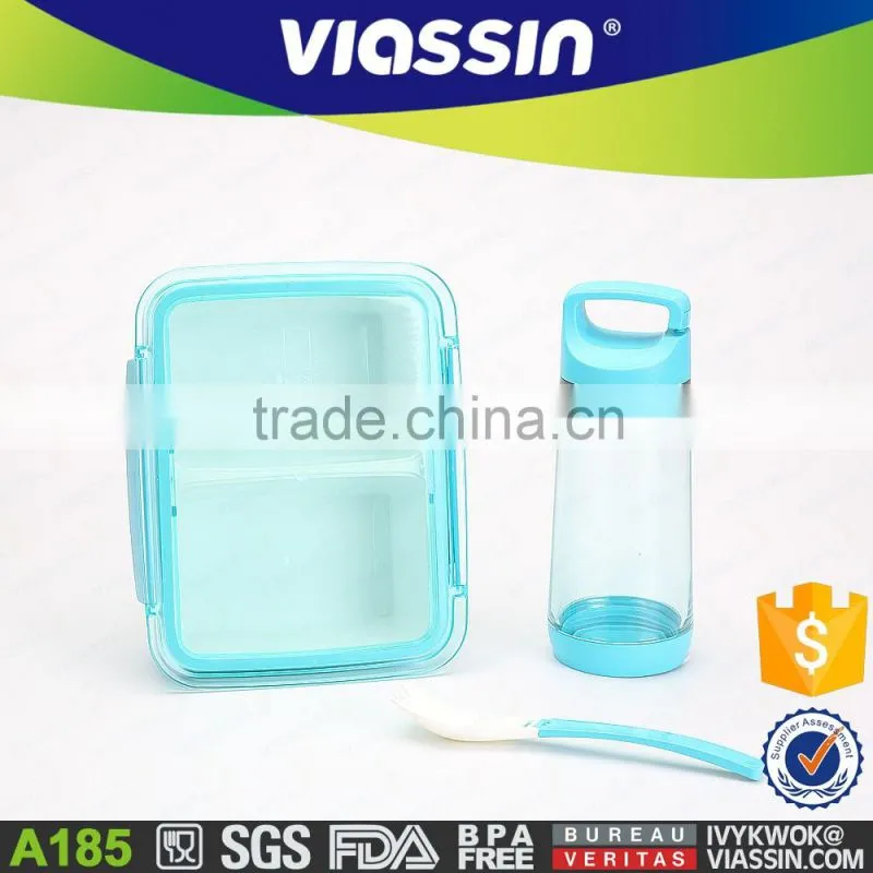 A185 2 compartment Food grade PP design your own lunch box OEM accepted