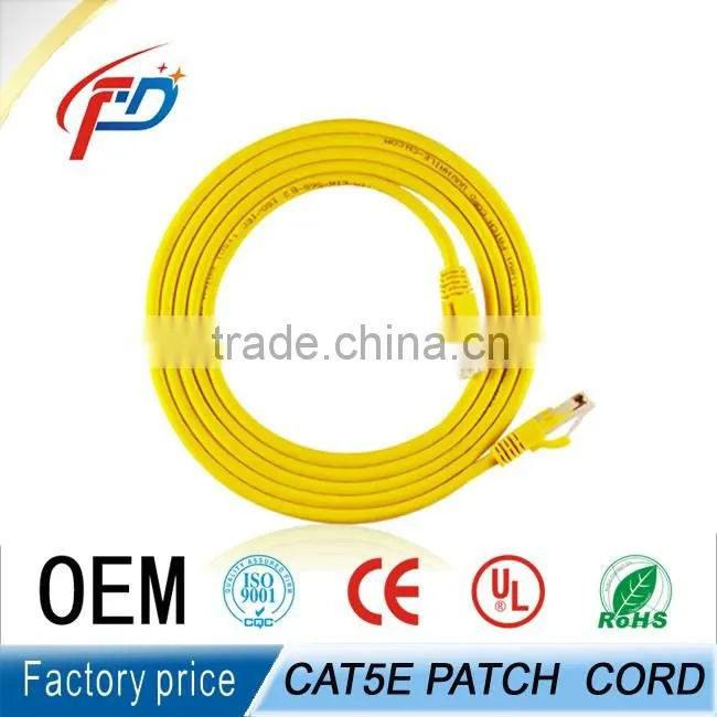 high quality BC/CCA RJ45 cable cat5 patch cord