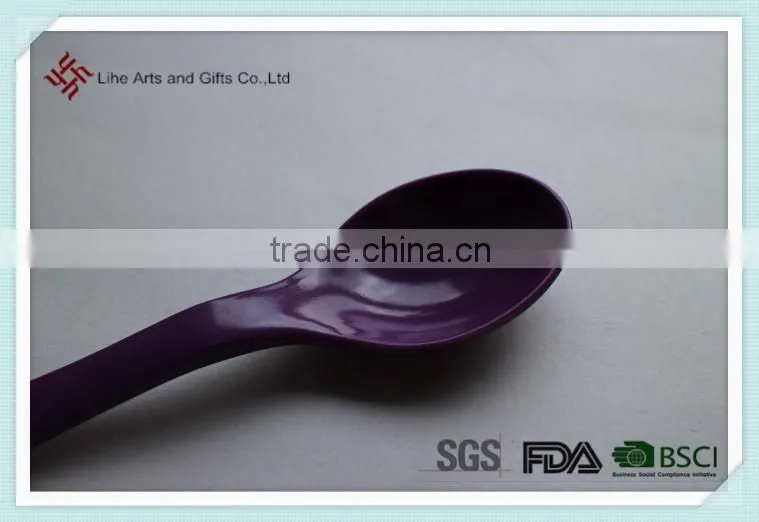 Hot selling cheap melamine big soup spoon