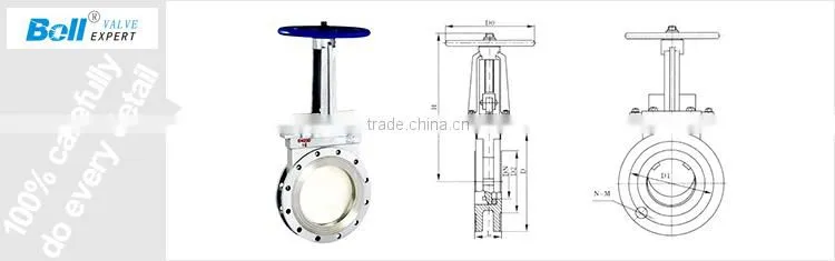 4 inch water knife gate valve with prices