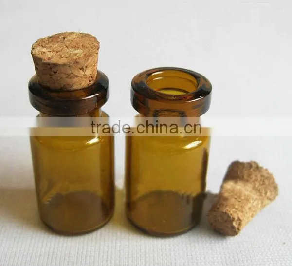 Tubular Amber Glass Vials