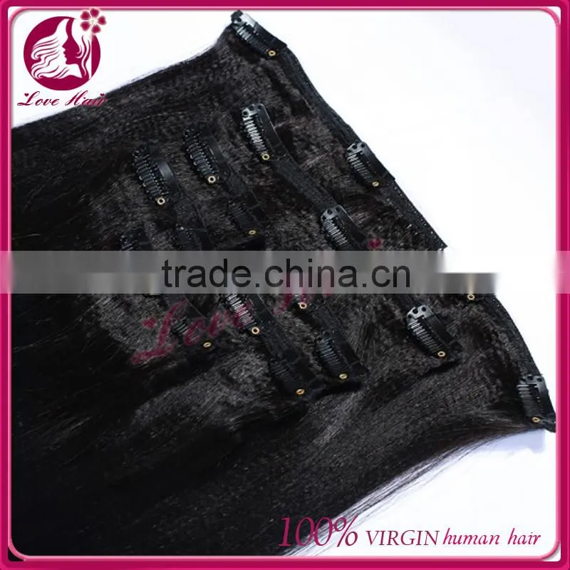 malaysain virgin hairs clip in malaysian hair extensions