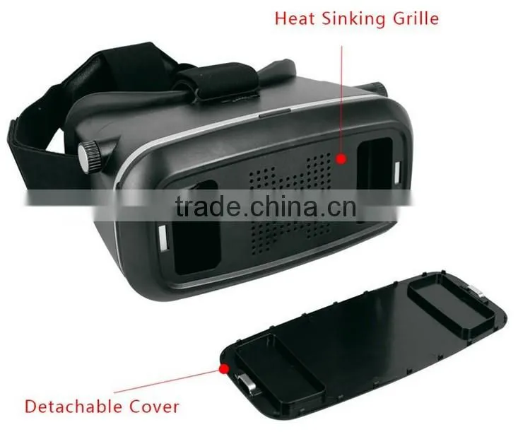 Alibaba China Supplier Bulk OEM VR Shinecon 3D Glasses HD Virtual Reality Video Box