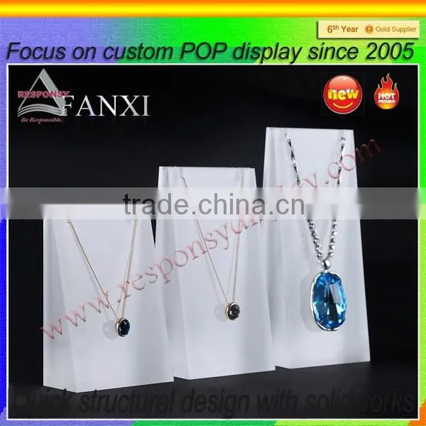 custom acrylic jewelry necklace countertop stand